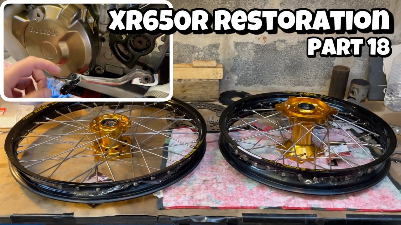 XR650R Restoration Part 18 | New Wheels! | Excel Rims, Talon Hubs | Dirt Bike