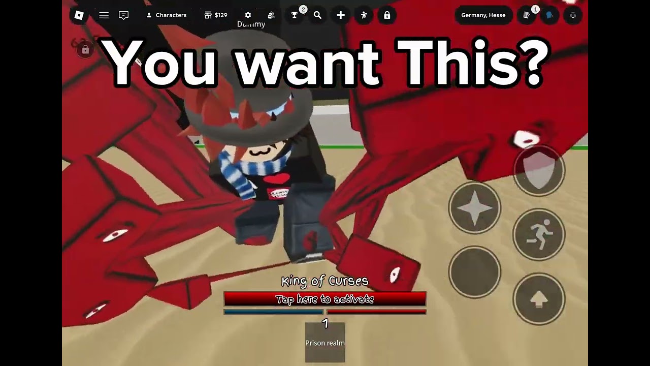 FREE jjs Prison realm with skill builder ( + Import code)