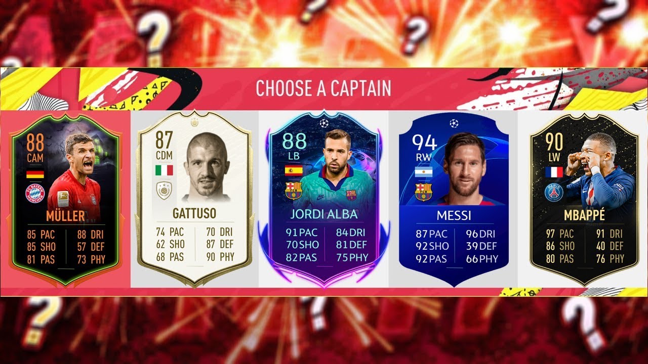 LEGNAGYOBB R&Eacute;TINGŰ DRAFT - FIFA 20 FUT DRAFT