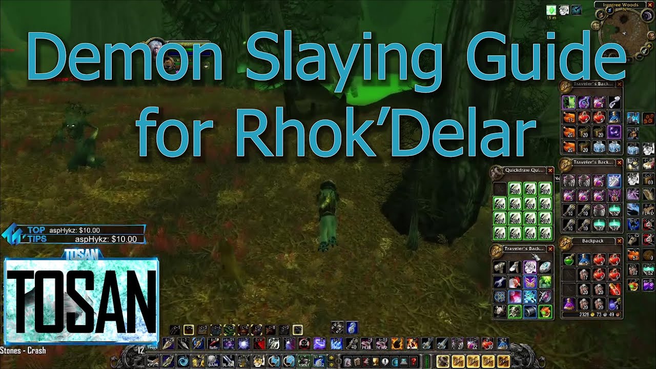 Classic Hunter Guide - Leaf Quest, Slaying Demons for Rhok'Delar!