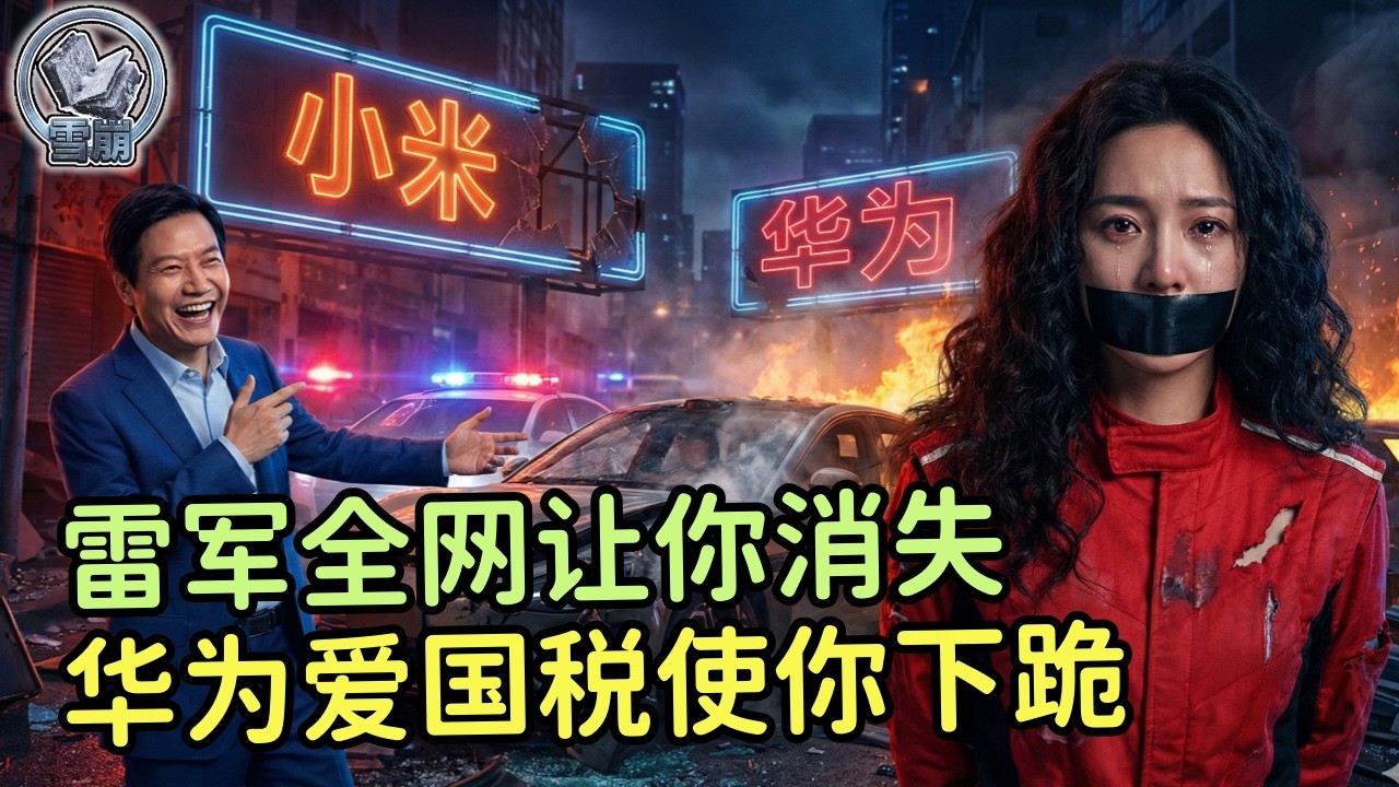 小米华为的“禁言”账单：当删帖成为核心科技，谁在为国产新能源的**“爱国税”**买单？
