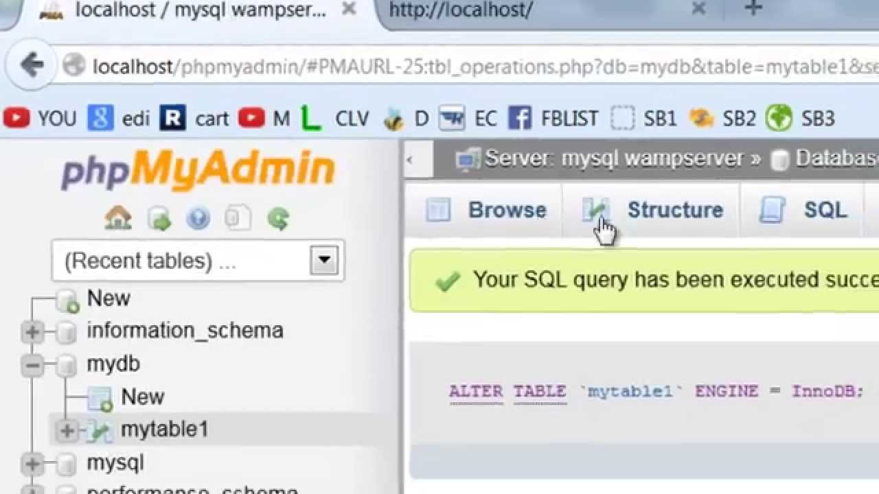 создать базу данных MySQL, таблицы и вставить данные с помощью функций PHP