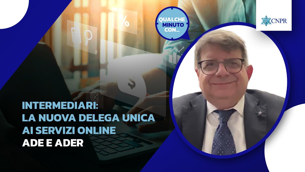 Emanuele Pisati - Intermediari: la nuova delega unica ai servizi online - AdE e AdeR