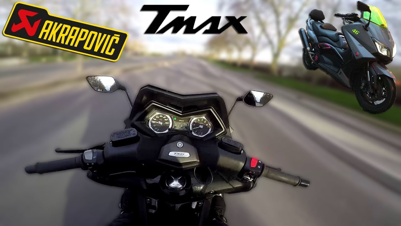 TEST TMAX 530 Akrapovic