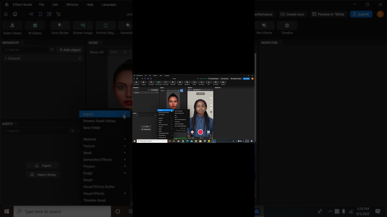 how to Add Animation Texture Sequence Manually in TikTok Effect House Tutorial 2025