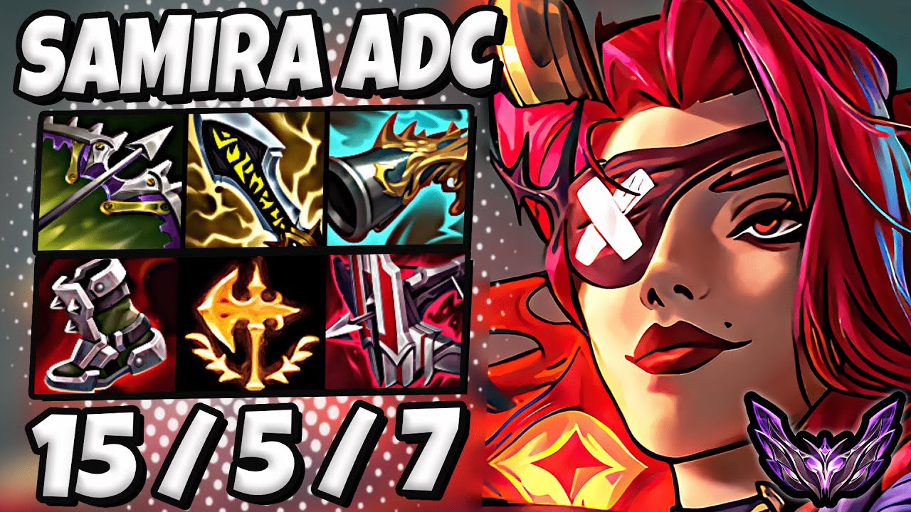 Samira vs Lucian ADC [ Quadra Kill ] Patch 14.10 Korea Master ✅