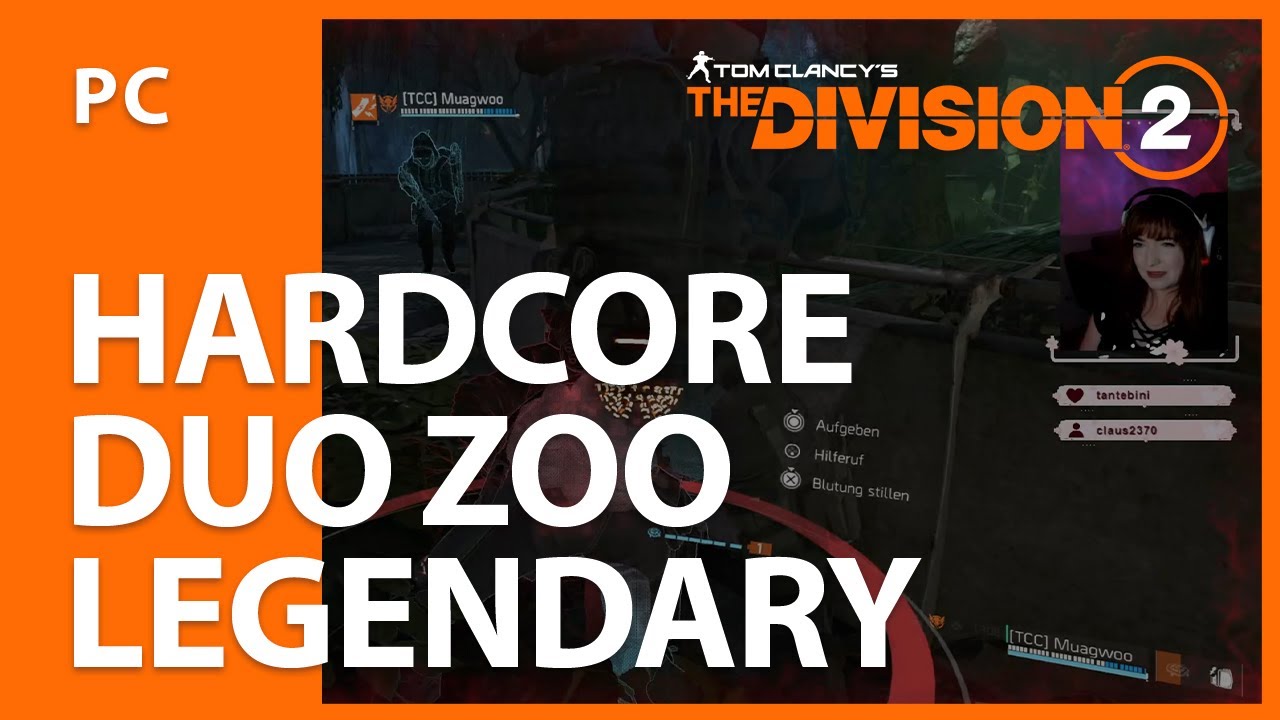 Hardcore Duo Legendär Manning National Zoo - The Division 2