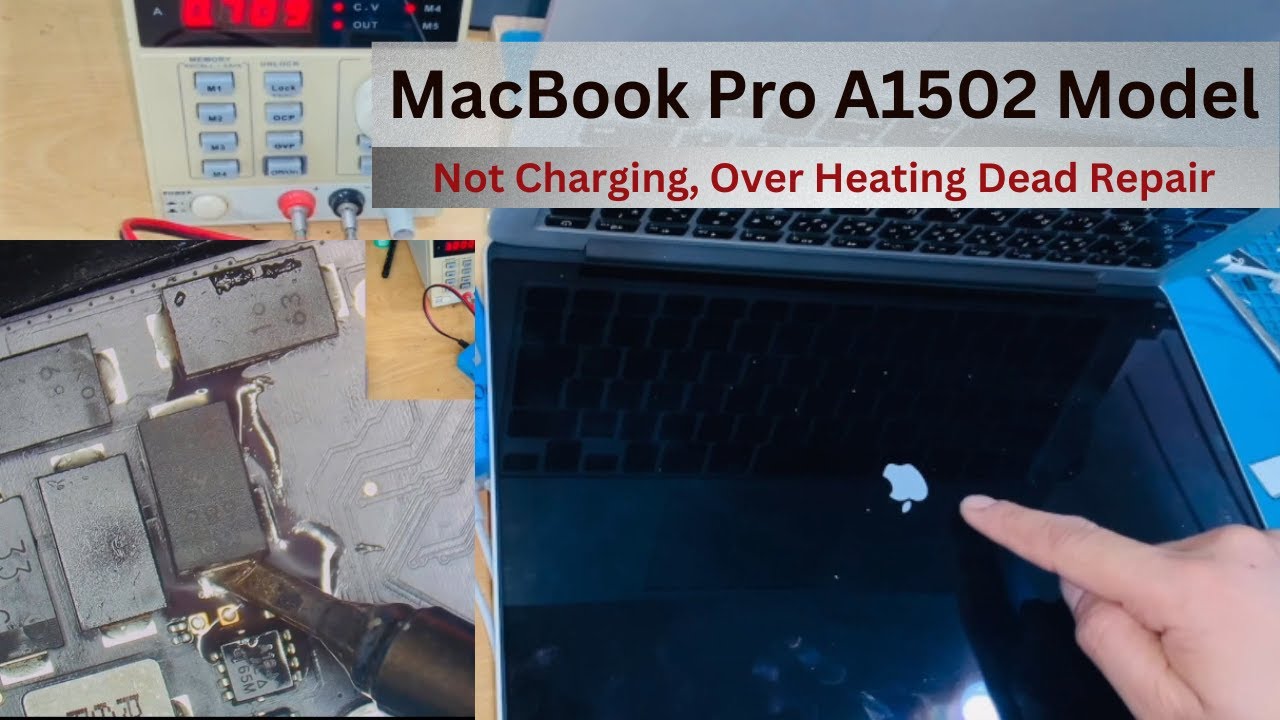 MacBook Pro A1502 dead won't turn on or not charging fix! MacBook pro 13
