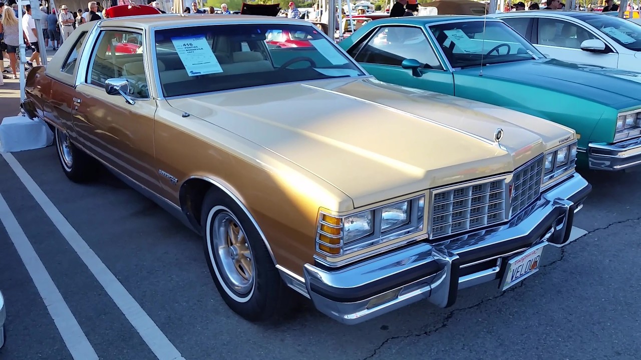 Pontiac Bonneville Brougham 1977 года, пробег 18 493 мили, редкий интерьер Valencia, ставка 9 000...