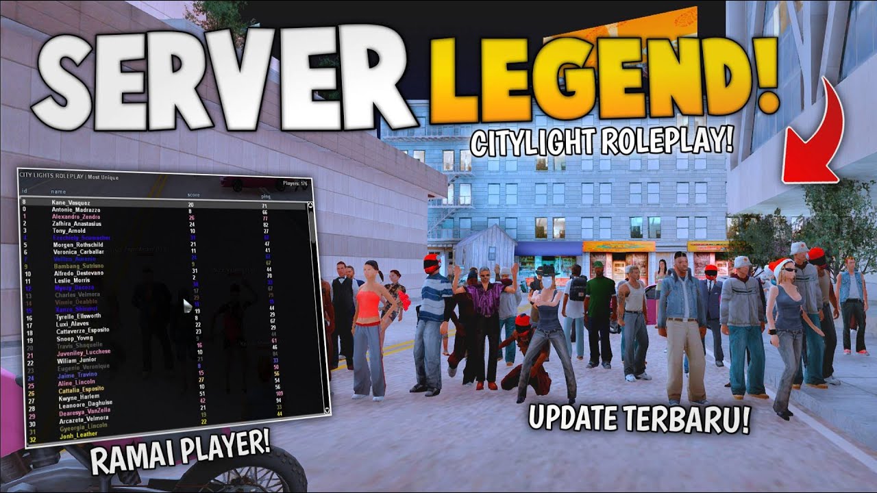 SERVER LEGEND GTA ROLEPLAY UPDATE FITUR PALING KEREN YG PERNAH GUA REVIEW !? GTA SAMP ROLEPLAY