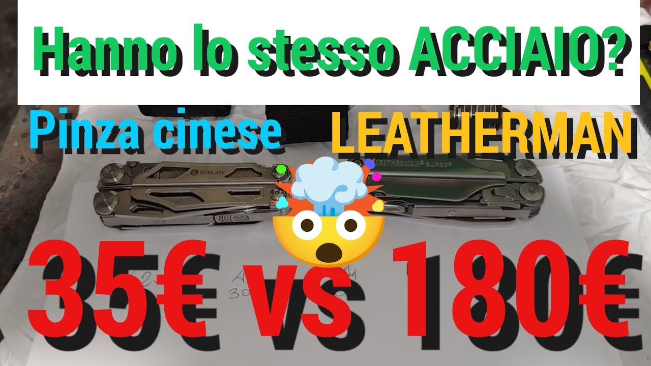 LEATHERMAN SURGE vale il prezzo? Confronto tra i metalli pinza multitool coltello svizzero