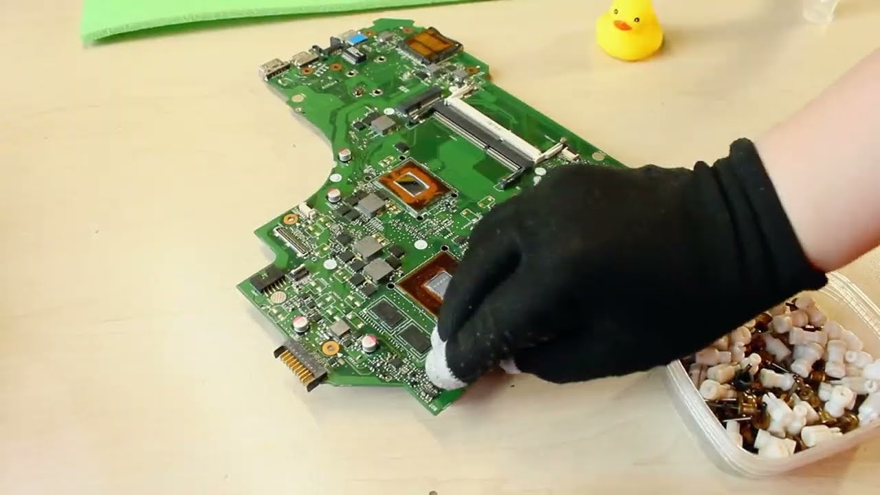 Необычная неисправность и РЕМОНТ ноутбука asus k56cb