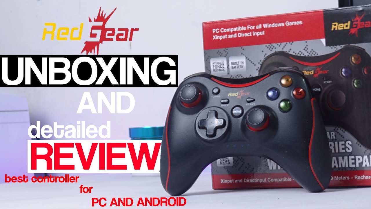 Redgear Pro Wireless Controller Unboxing and Full Detailed Review | March 2018
