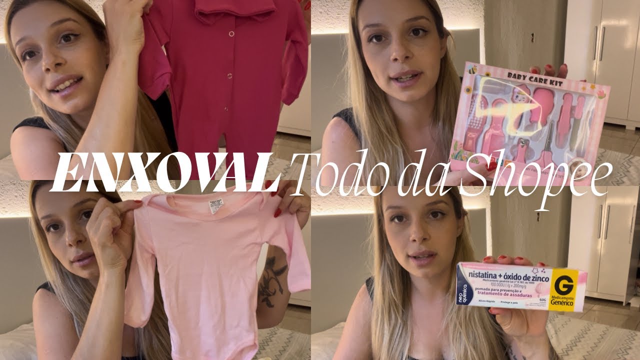 ENXOVAL BEBÊ MINIMALISTA | básico | enxoval de bebe shopee 