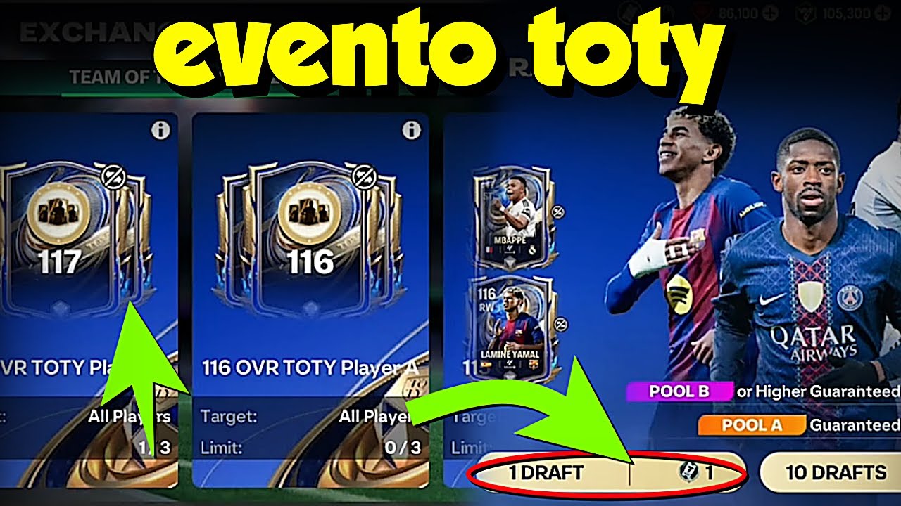 Pior evento TOTY? Modo Draft no Fc Mobile 26 (Como Vai funcionar)