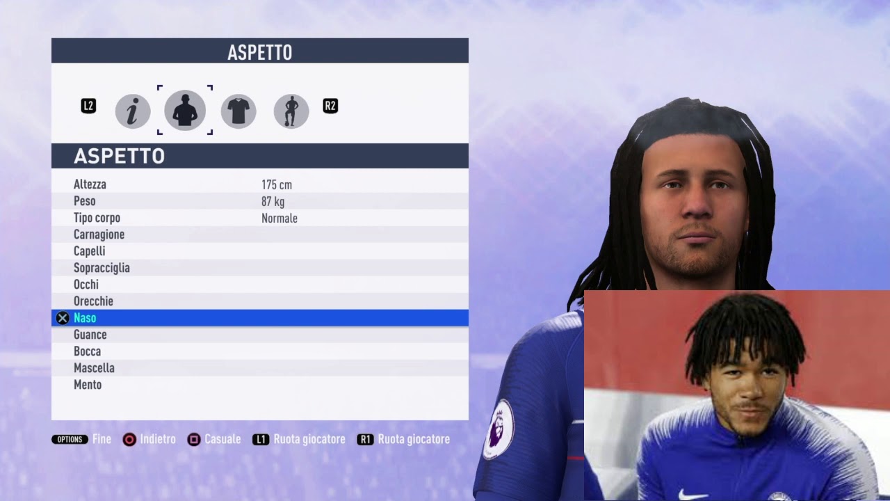 Reece James - Chelsea - Fifa 19 - Create Face