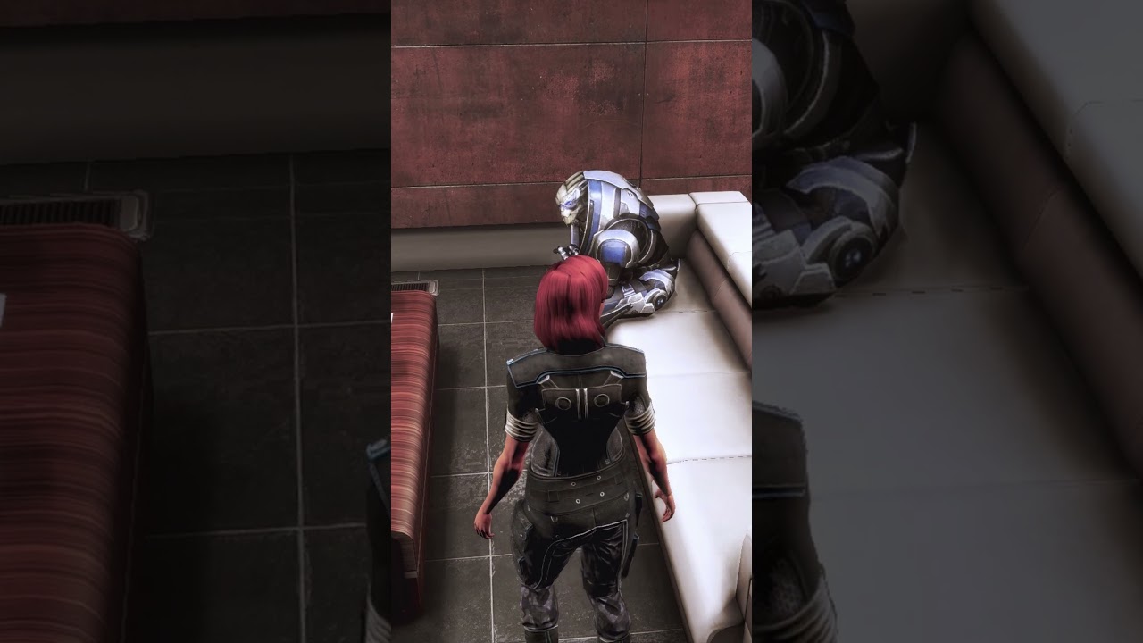 Garrus Tells Shepard To Run  