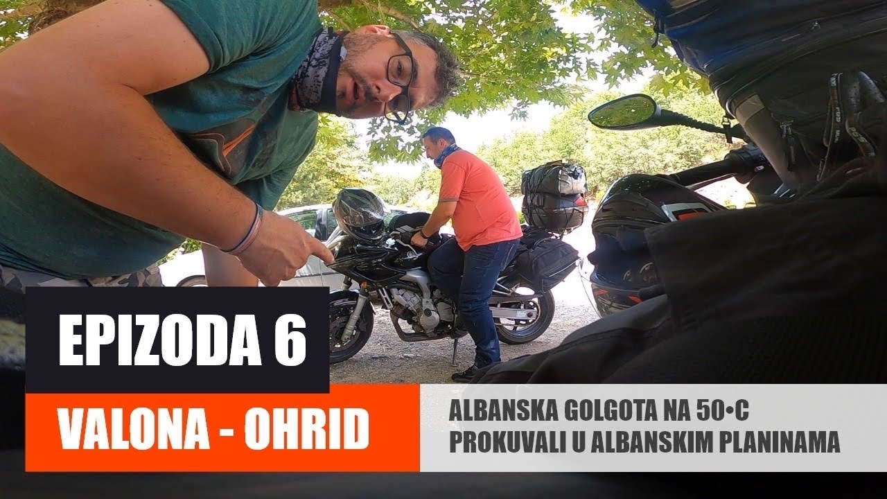 Albanska golgota do Ohrida na 50 stepeni - Mudrolije na motorima