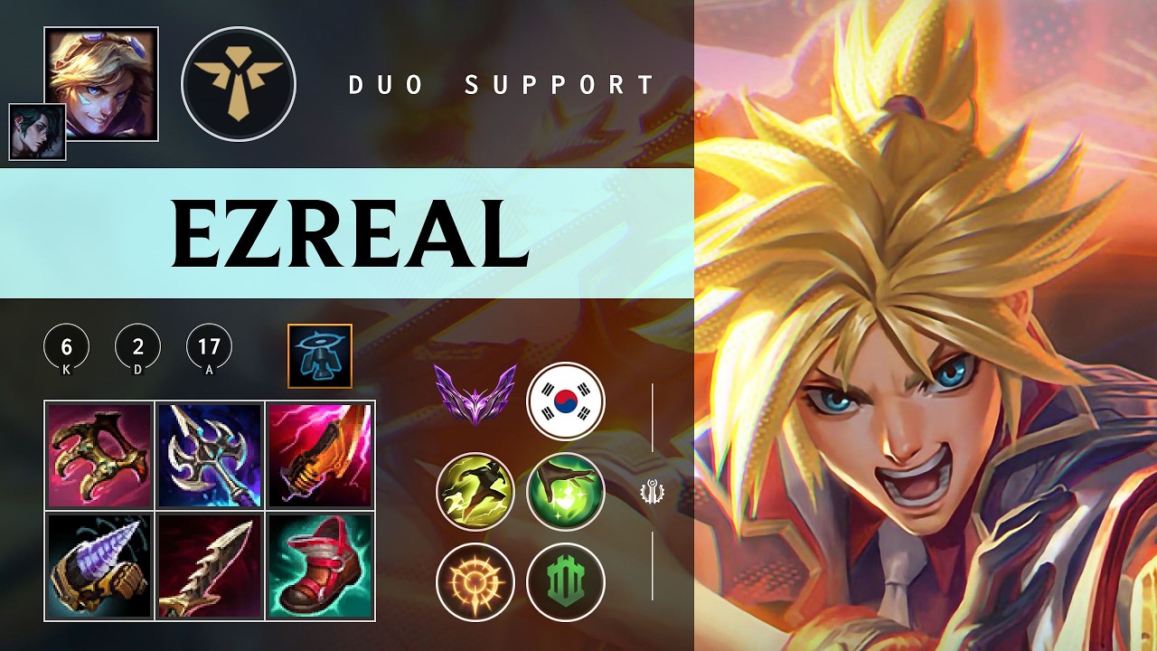 Ezreal Support vs Nautilus - KR Master Patch 26.04