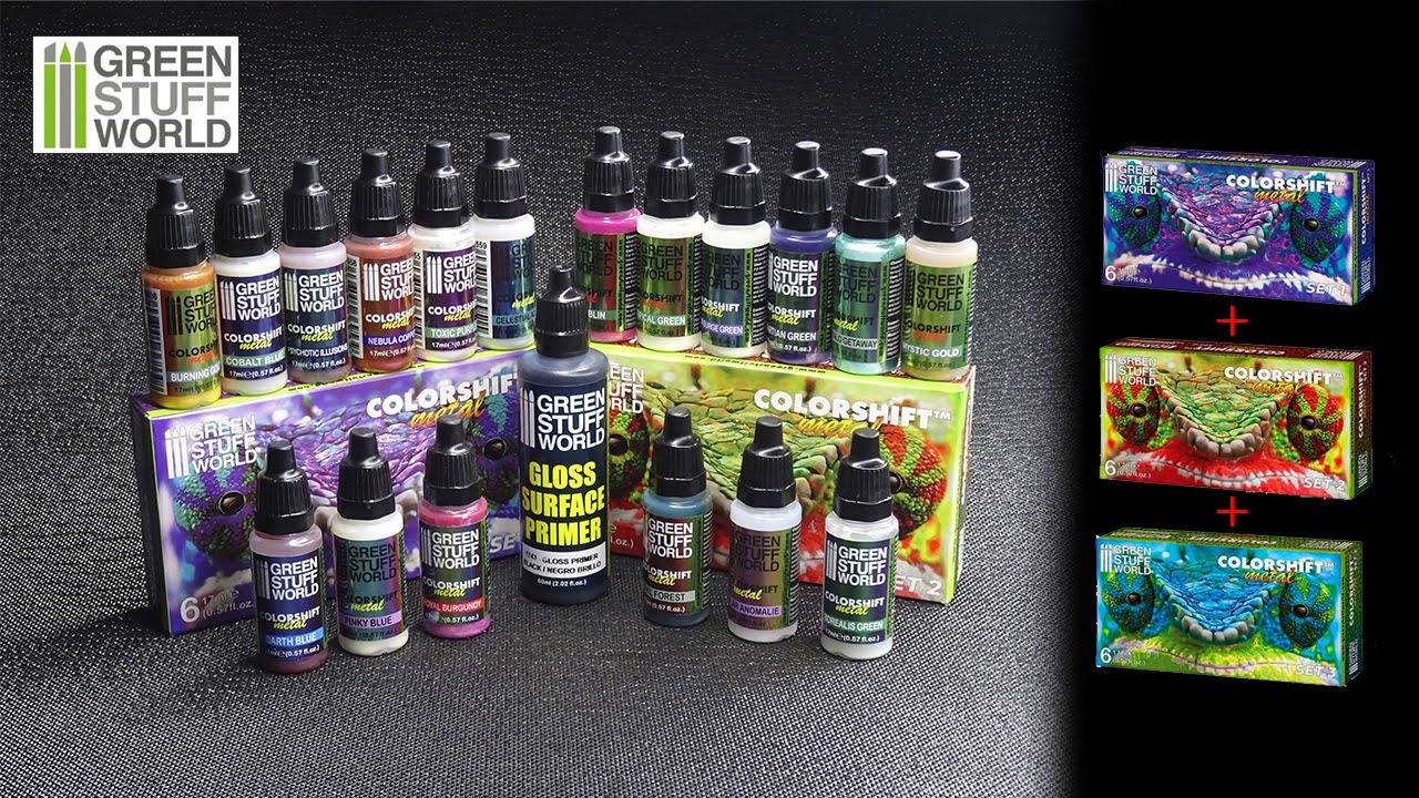 Unboxing Green stuff world colorshift metal