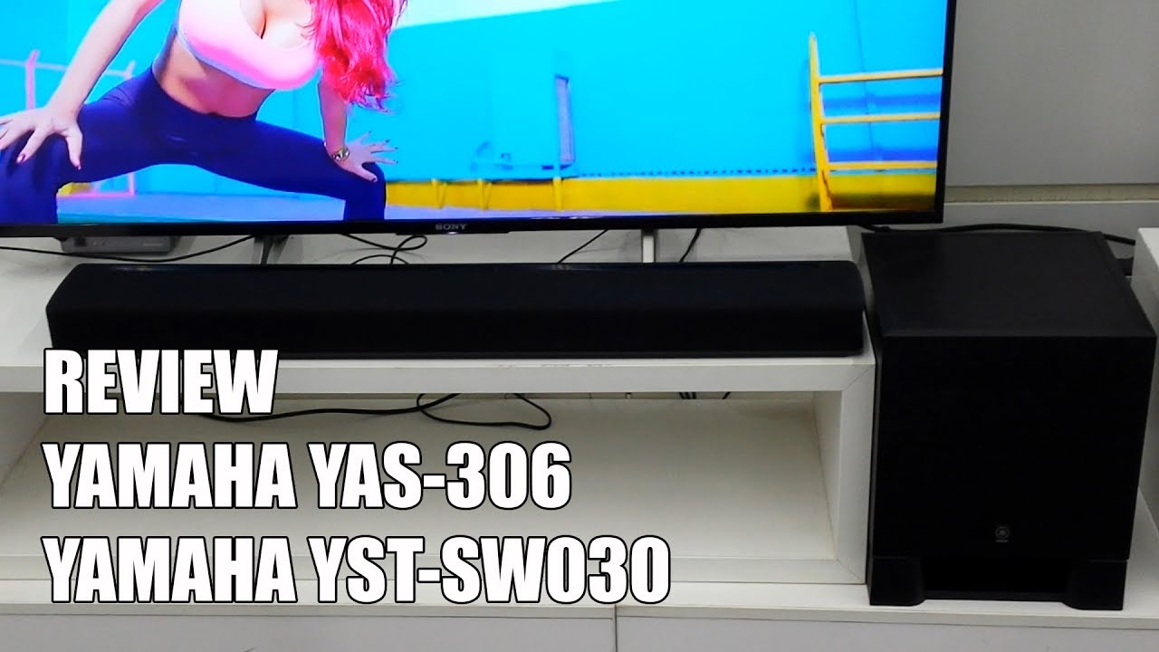 Review Yamaha YAS-306 + YST-SW030 Conjunto de Barra de Sonido Multiroom + Subwoofer