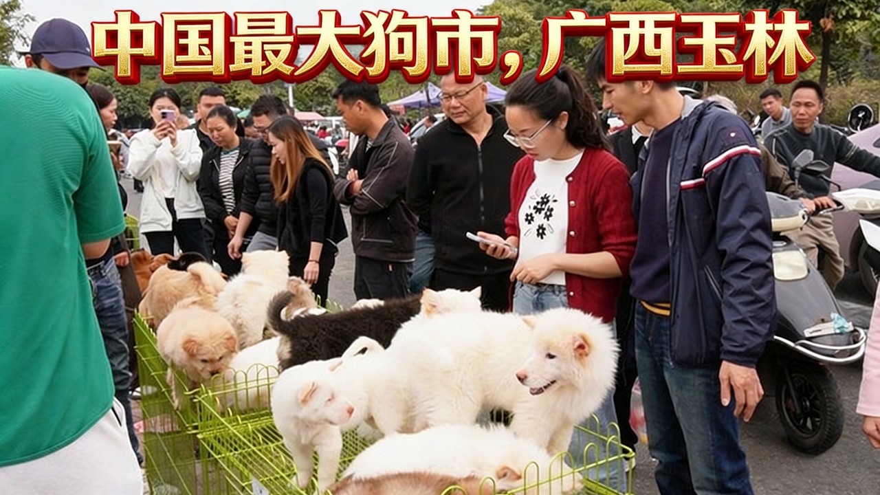 中国最大田园犬市场｜广西玉林真实狗市纪录片#玉林狗市#广西玉林#中华田园犬#土狗#宠物市场#中国狗市#露天市场