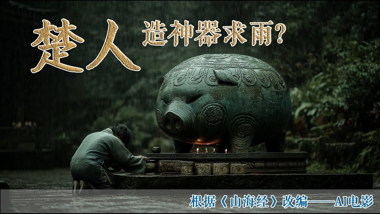 楚人造神兽祈雨成功？清明节的秘密，其实写在山海经里！｜并封&middot;祈雨｜AI短片
