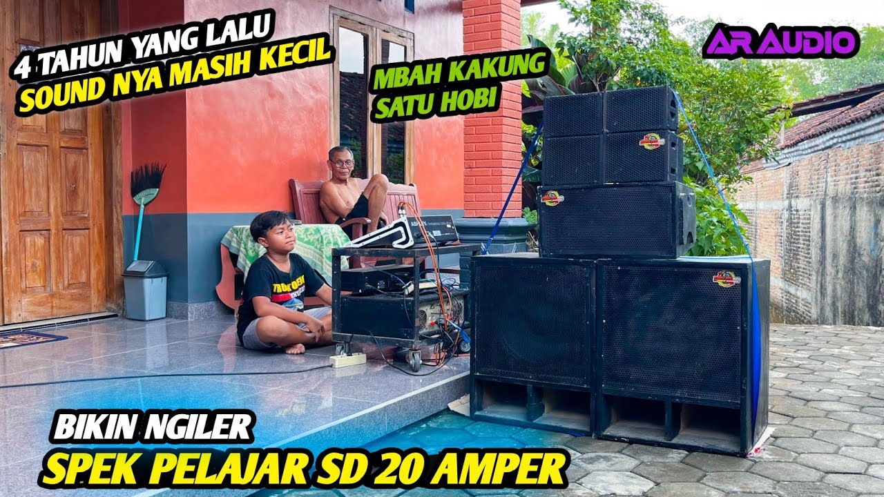 Dulu masih kecil..!! Sekarang Bikin ngiler ,,  spek pelajar sd 20 amper ar pro audio
