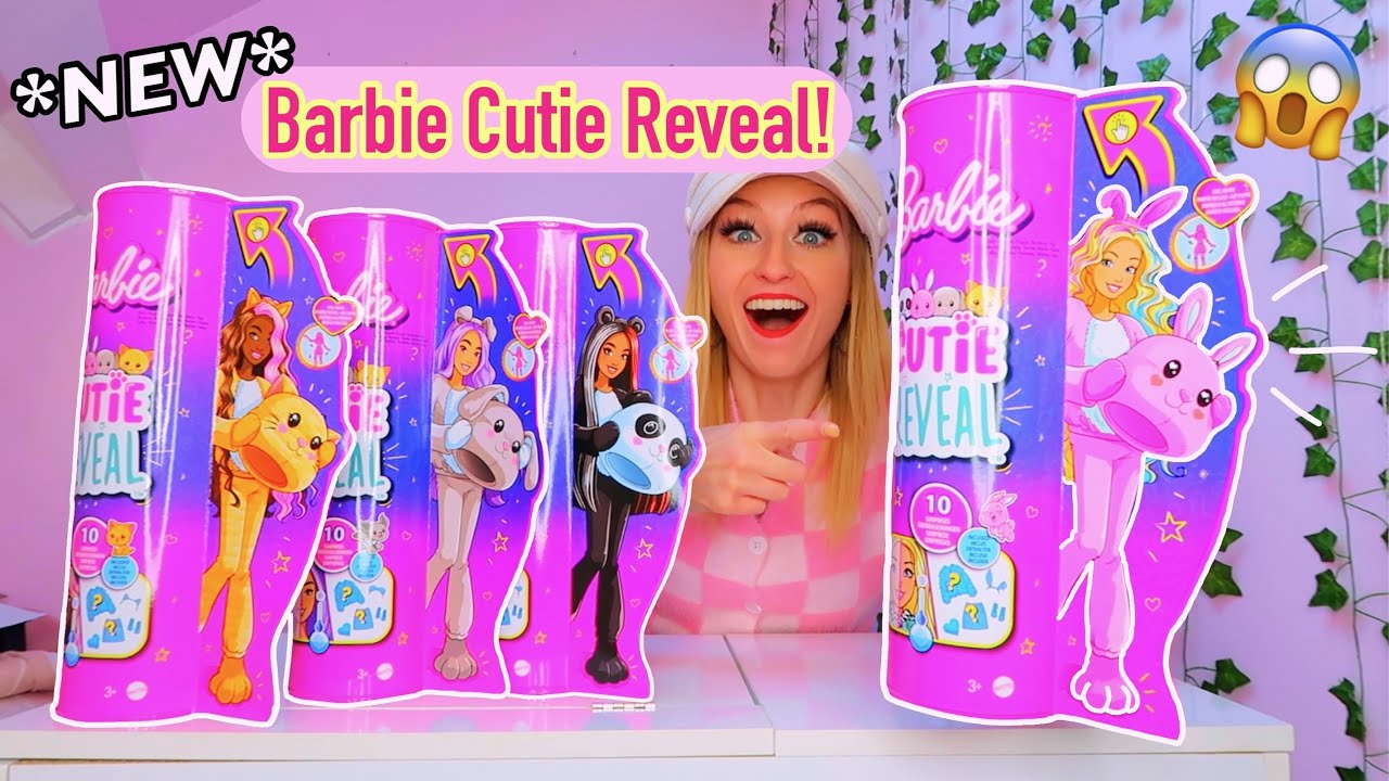 OPENING THE *NEW* MYSTERY BARBIE CUTIE REVEAL DOLLS!✨🥰 (#REVEALYOURINNERCUTIE CAMPAIGN!)🎀