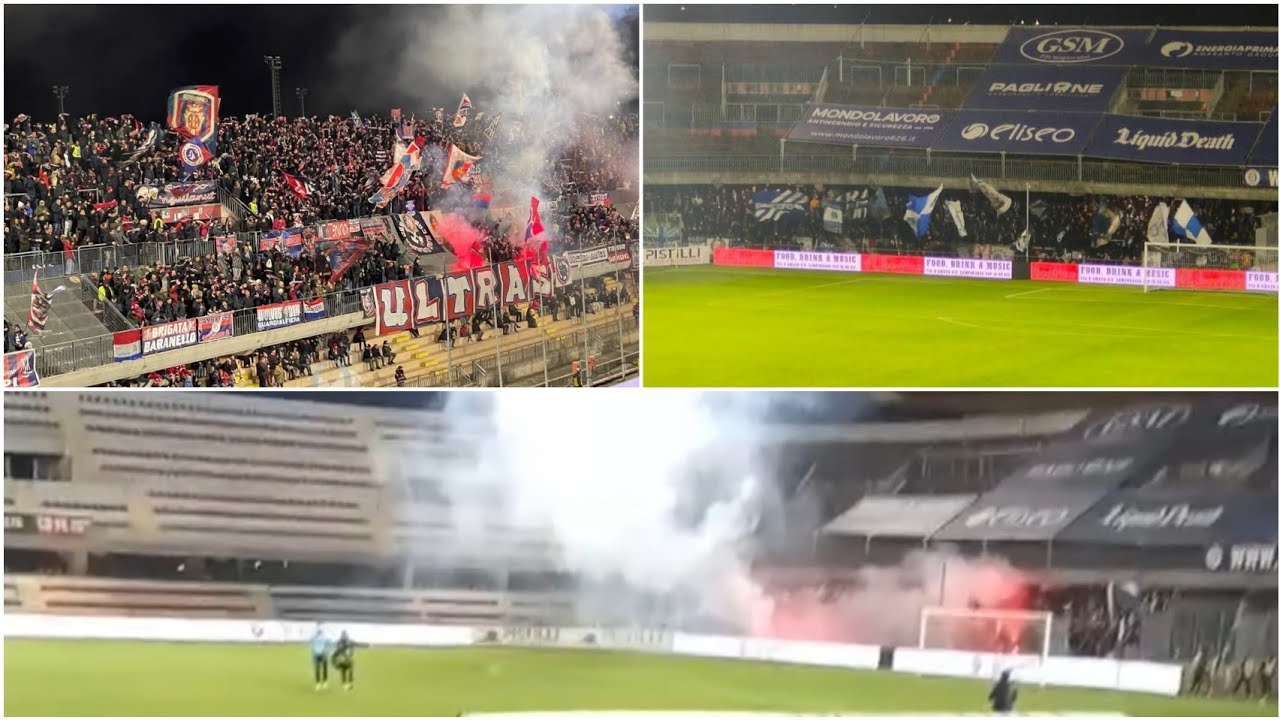Campobasso - Pescara | Grande tifo delle due tifoserie , 14/12/2024