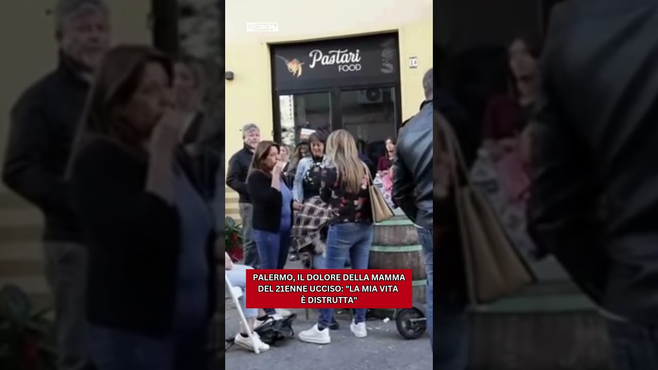 Palermo, il dolore della mamma del 21enne ucciso: 