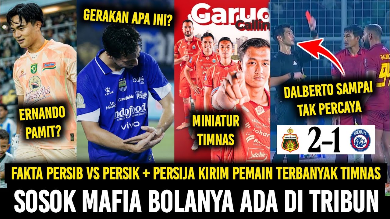 LAGA PALING KOTOR! AREMA FC DI CURANGI MAFIA🤬 9 Bintang Persebaya Habis Kontrak🤑 Berita Persib
