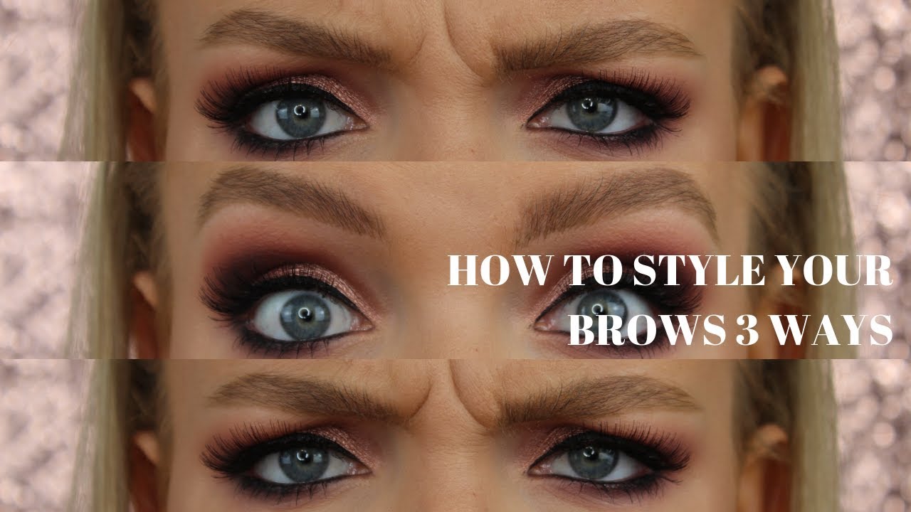 3 WAYS TO STYLE YOUR BROWS TUTORIAL | URBAN DECAY STREET STYLE BROWS | ELOISE MAE MAKEUP