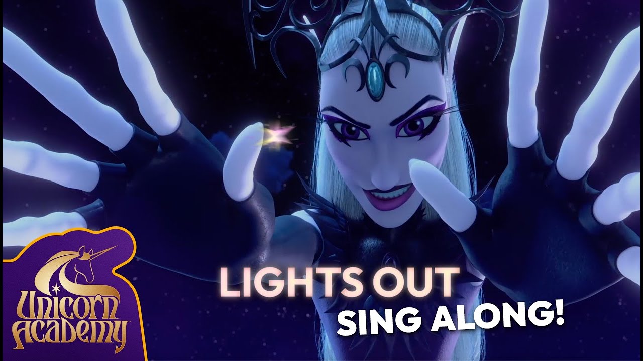 Lights Out SING ALONG! from Unicorn Academy | Cartoons for Kids