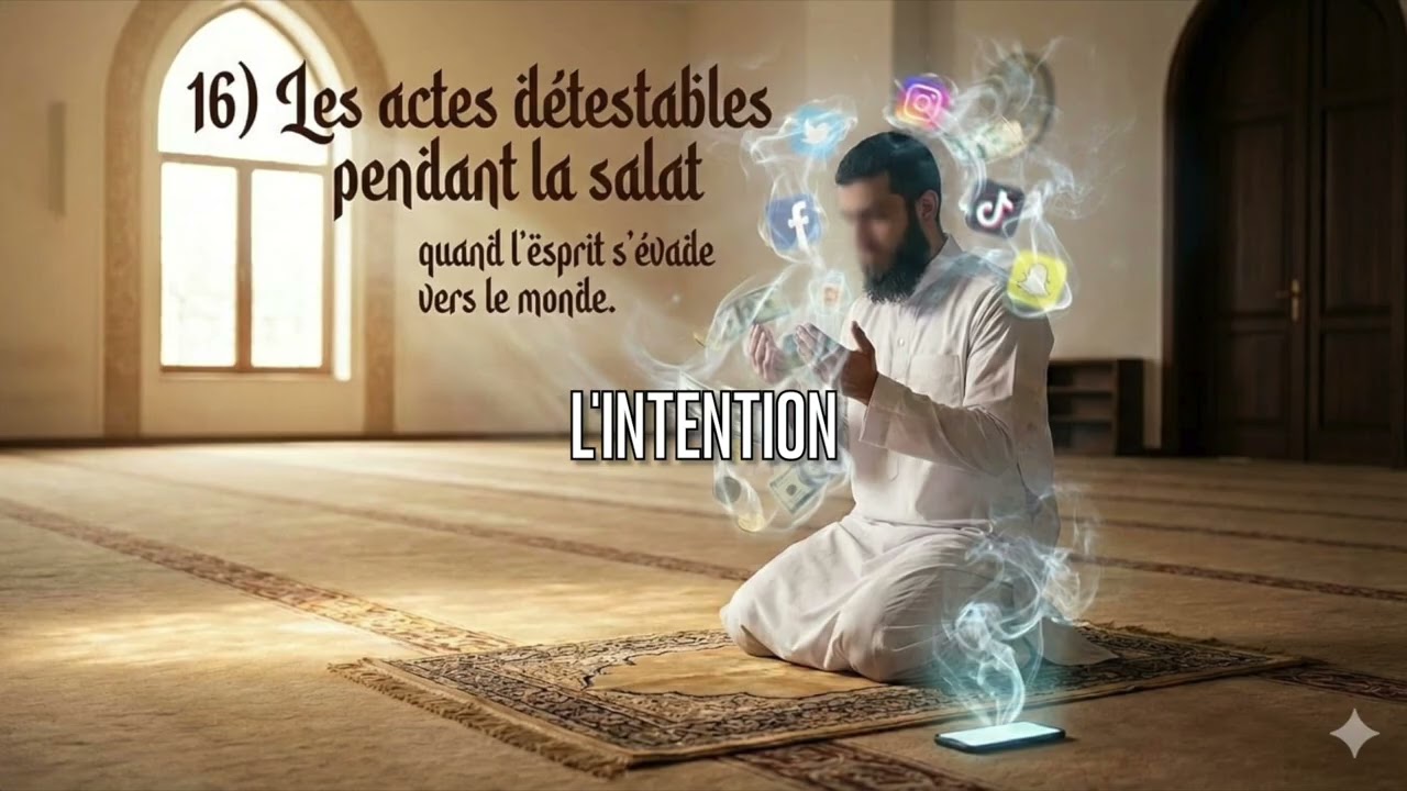 16) Les actes détestables pendant la salat