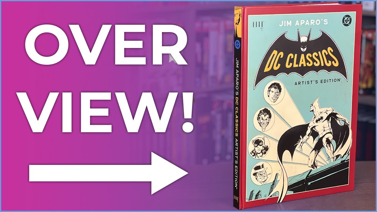 Обзор издания DC Classics Artist's Edition от Джима Апаро | Бэтмен | Спектр | Отважный и смелый