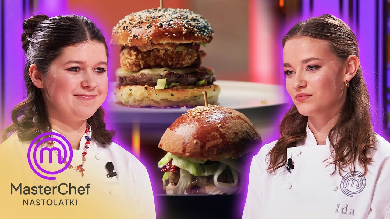 Obie przygotowały niesamowite burgery! 🍔 ŚLINKA CIEKNIE 🤤🤤 | MasterChef Nastolatki #shorts