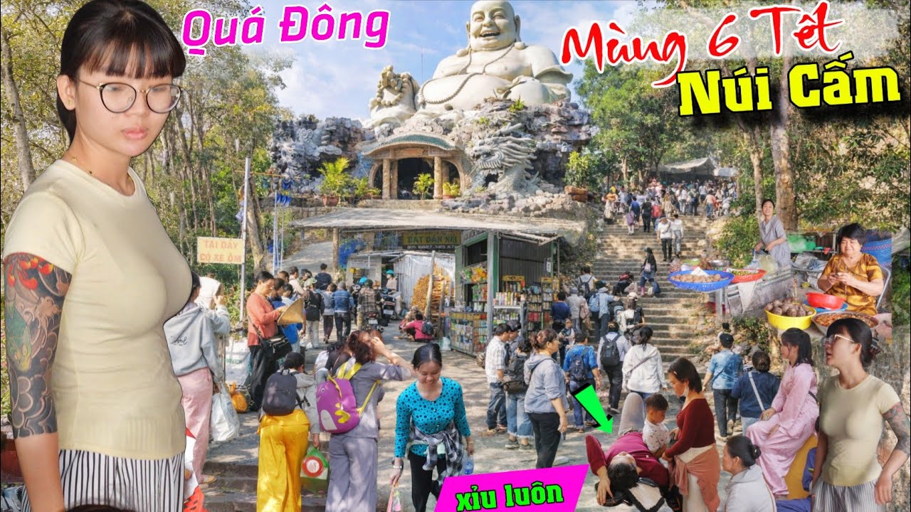 Mùng 6 tết tăng đột biến người kéo về du lịch núi cấm  đi không nổi xỉu luôn