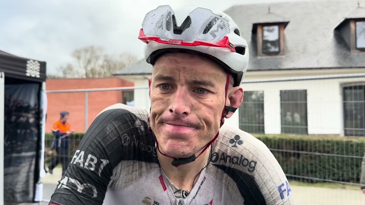 Omloop Nieuwsblad 2026: Nils Politt nach dem Rennen