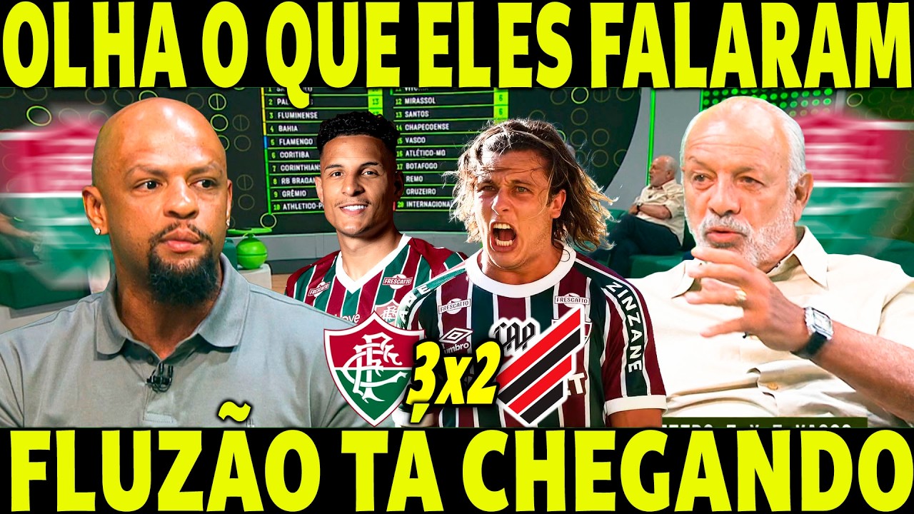 FLUZÃO TÁ CHEGANDO! FELIPE MELO RASGA ELOGIOS AO FLUMINENSE! VITÓRIA IMPORTANTE!