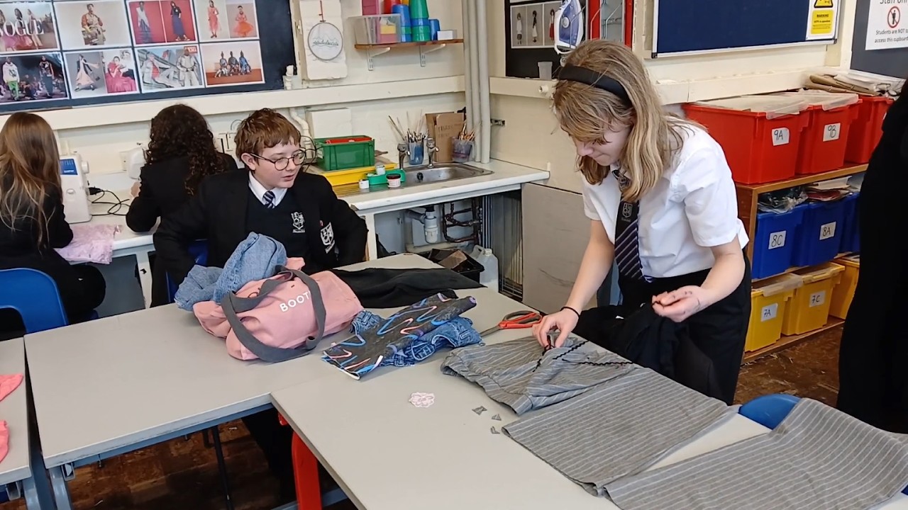 The young people reducing clothing waste