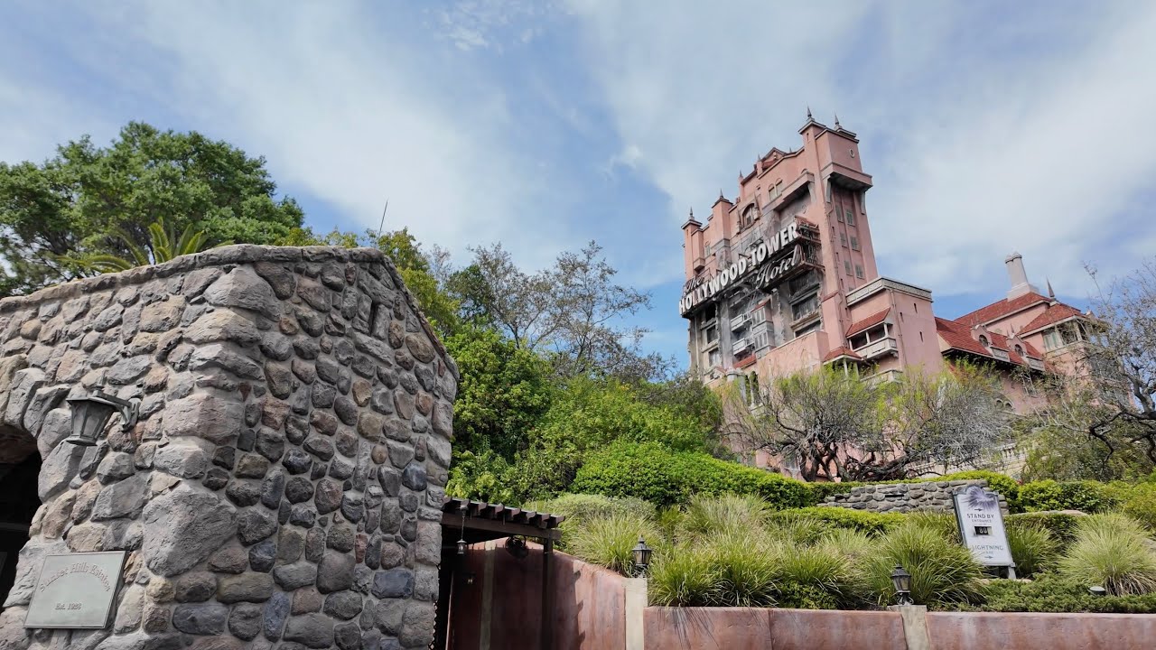 The Twilight Zone Tower of Terror Low Light 4K | Disney’s Hollywood Studios 2024