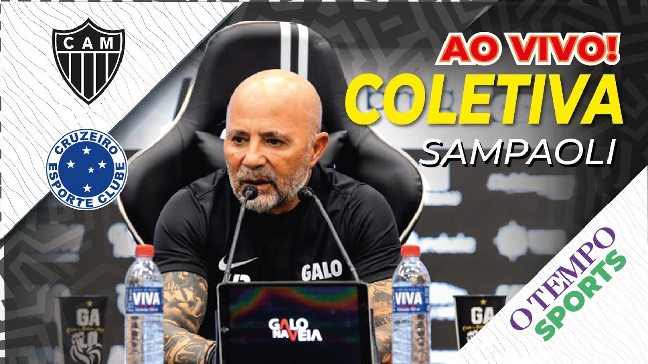 🔥AO VIVO🔥COLETIVA DE JORGE SAMPAOLI APÓS ATLÉTICO X CRUZEIRO⚫🎙️
