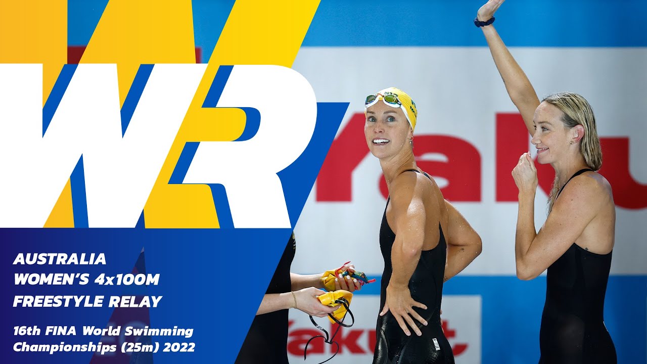 WORLD RECORD ALERT 🚨 Women’s 4x100m Freestyle Relay | FINA 2022
