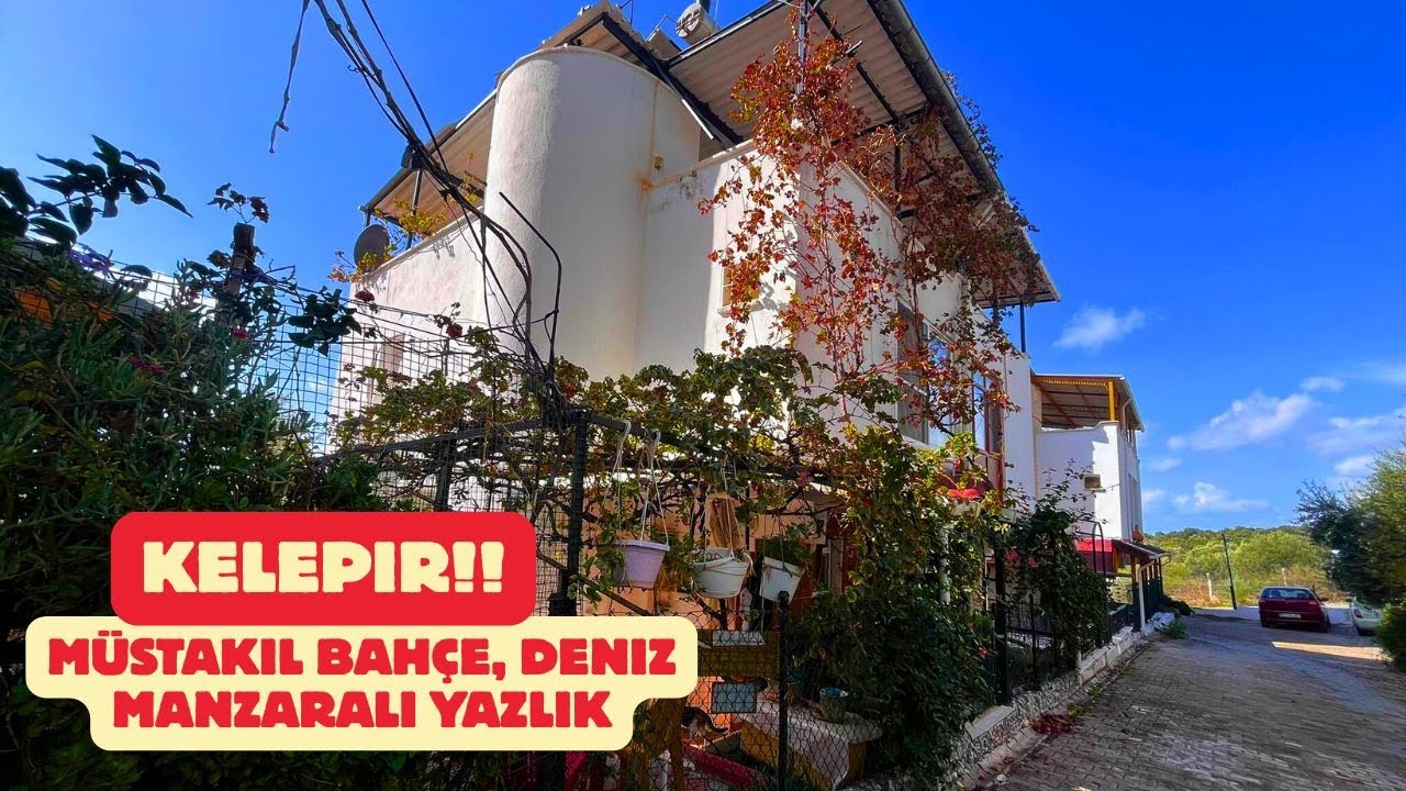 L212 - (ПРОДАЖА ОТМЕНЕНА) 🌺 ВЫГОДНАЯ ЦЕНА! НОСТАЛЬГИЙ СТИЛЬ, ЛЕТНИЙ ДОМИК 3+1 С ВИДОМ НА МОРЕ! #y...