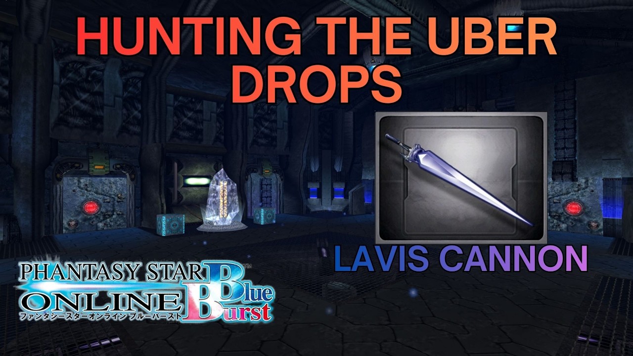 [PSO: Blue Burst] Hunting the Uber Drops: Lavis Cannon