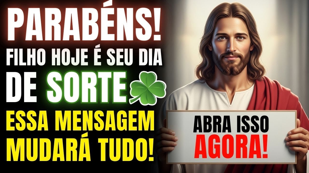 Deus fala agora algo vai mudar dentro de você hoje