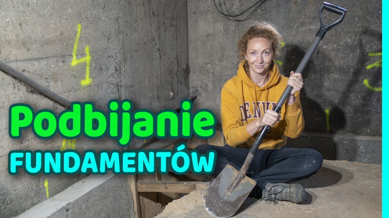 Podbijanie fundamentów - Remont starego domu
