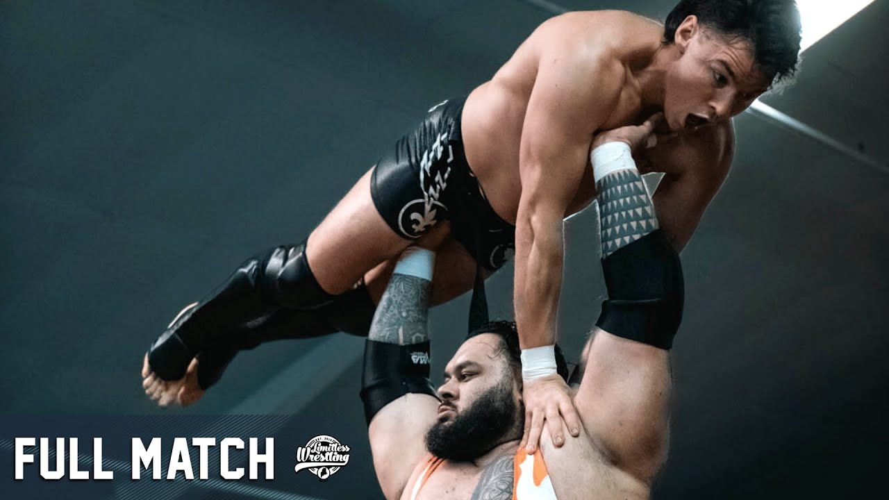 Bronson Reed vs. Speedball Mike Bailey - Limitless Wrestling (WWE, IMPACT, NJPW, GCW, PWG, JONAH)