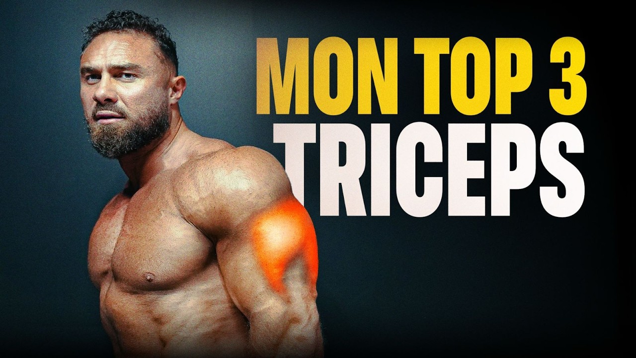 TRICEPS : Les 3 MEILLEURS EXERCICES (par un bodybuilder pro)